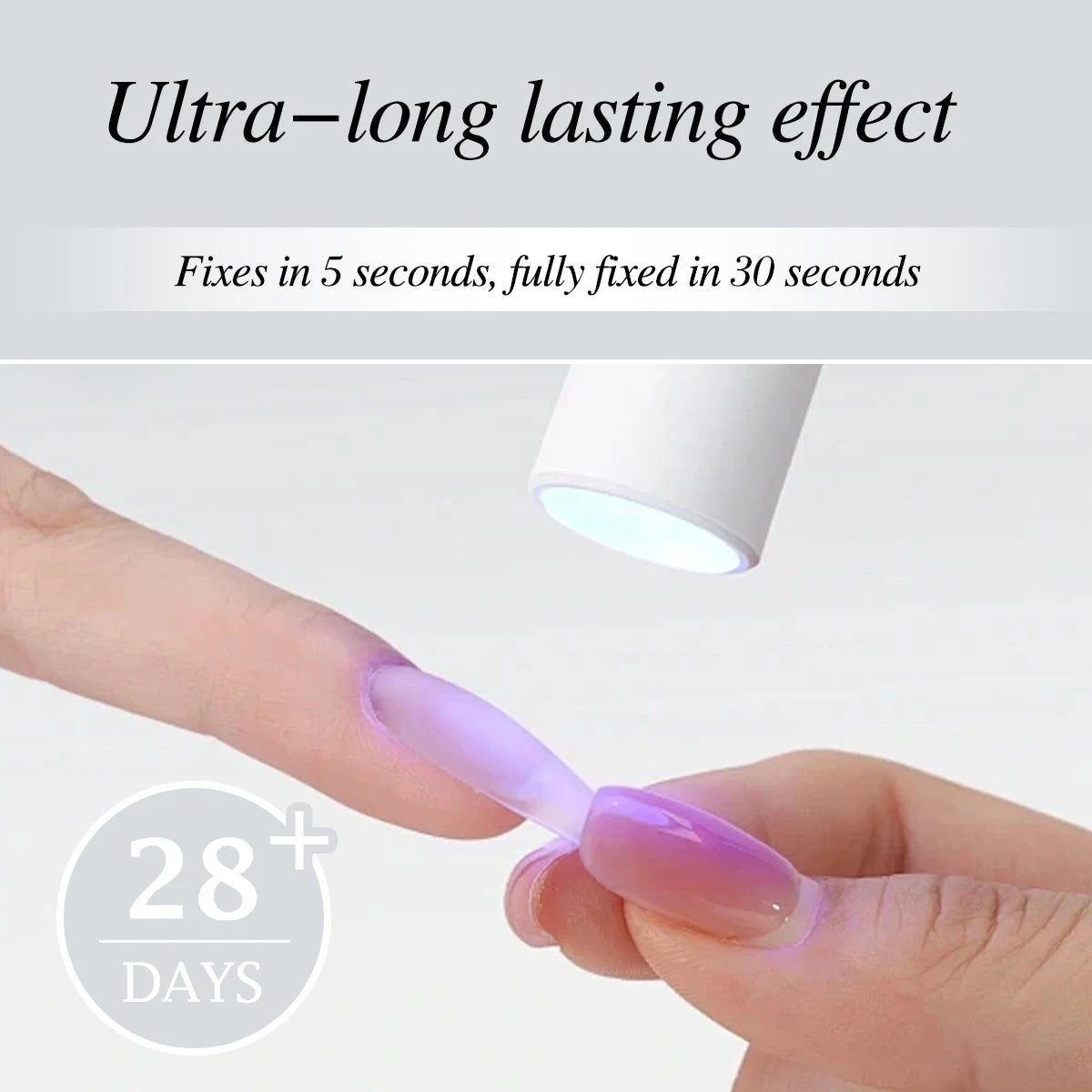 Compatible con la mayoría de nail tips